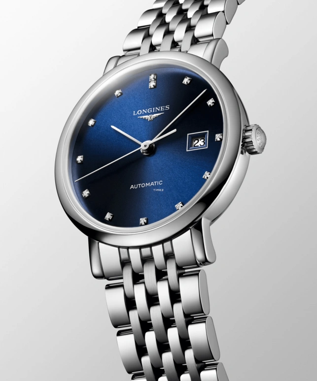 Longines,Elegant 29mm,29mm,Stainless Steel,Blue,Automatic,Day,40hours,L4,L4.310.4.90.6