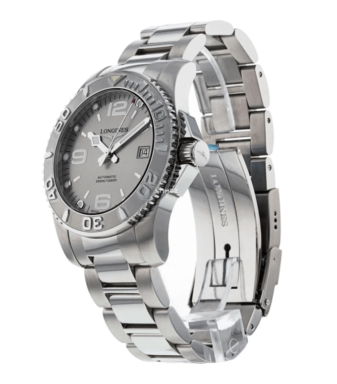 Longines,HydroConquest 41mm,41mm,Stainless Steel,Silver,Automatic,Day,38hours,L3,L3.671.4.76.6