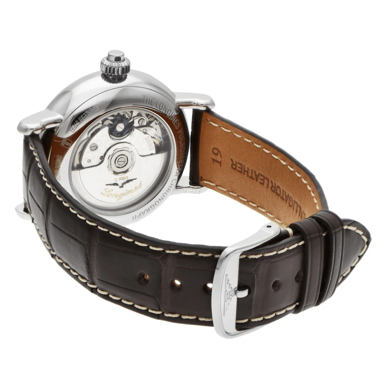 Longines,Heritage Classic 40mm,40mm,Stainless Steel,White,Automatic,Chronograph,Day,L2,L2.801.4.23.4