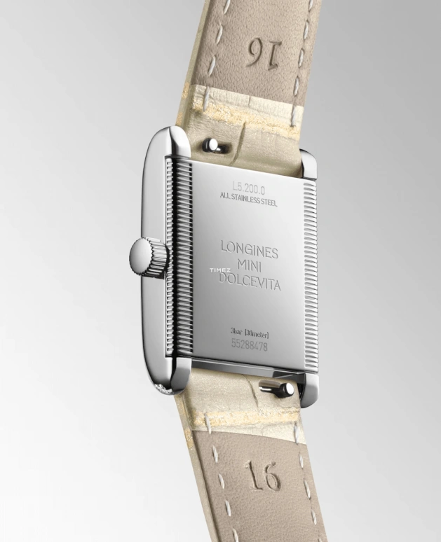 Longines,Mini DolceVita 21.50x29mm,21.50x29mm,Stainless Steel,Cream,Quartz,26280hours,In-house Caliber,L5,L5.200.0.79.2