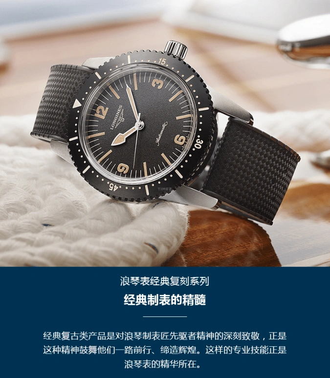 Longines,Heritage Classic 41mm,41mm,Stainless Steel,Black,Automatic,Chronograph,Day,Column Wheel,L2,L2.816.4.53.2
