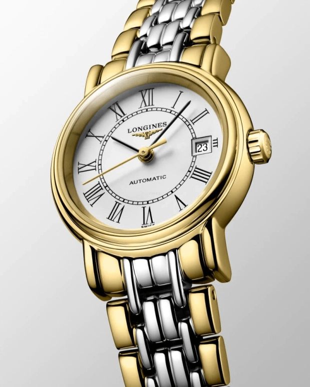 Longines,Presence 25.50mm,25.50mm,Stainless Steel,White,Automatic,Date,38hours,L4,L4.321.2.11.7