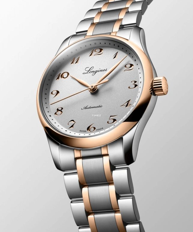 Longines,Master 34mm,34mm,Stainless Steel,Grey,Automatic,72hours,In-house Caliber,L2,L2.357.5.70.7