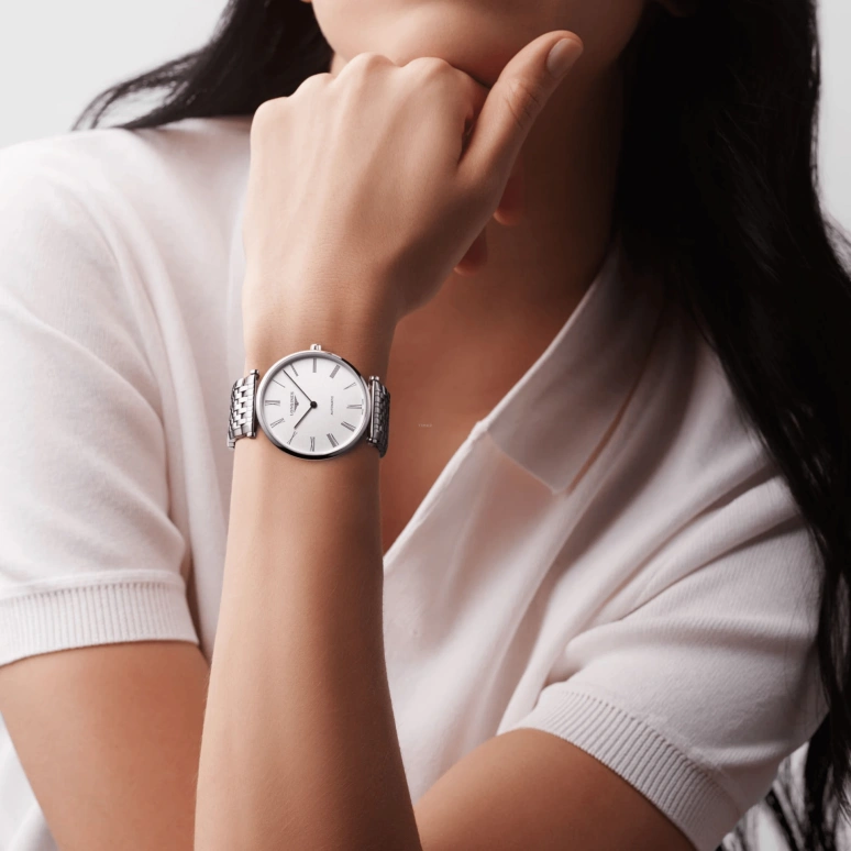 Longines,La Grande Classique 38mm,38mm,Stainless Steel,White,Automatic,40hours,In-house Caliber,L4,L4.918.4.11.6