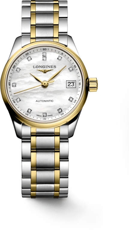 Longines,Master 25.50mm,25.50mm,Stainless Steel,Silver White,Automatic,Day,40hours,L2,L2.128.5.87.7