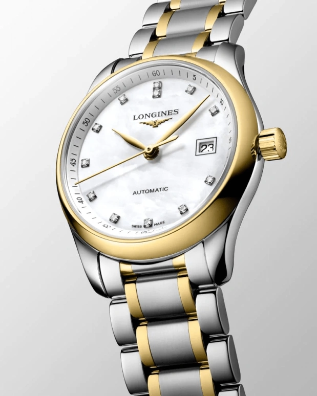 Longines,Master 29mm,29mm,Stainless Steel,White,Automatic,Day,40hours,L2,L2.257.5.87.7