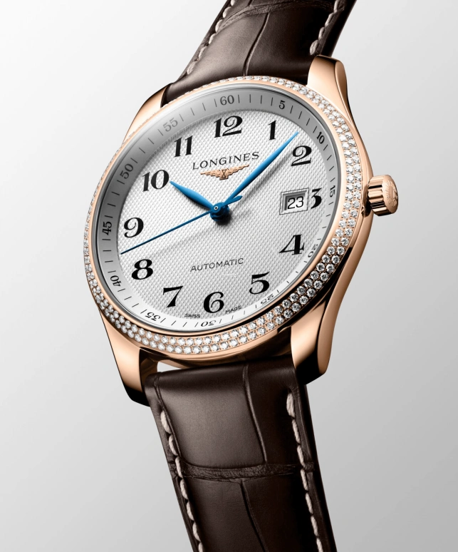 Longines,Master 40mm,40mm,Rose Gold,Silver,Automatic,Day,64hours,L2,L2.793.9.78.3