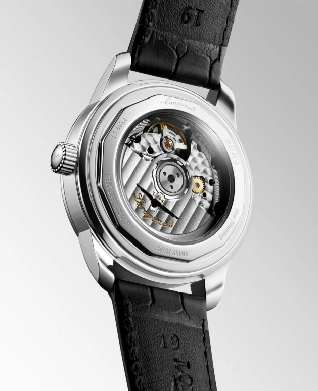 Longines,Conquest Heritage 38mm,38mm,Stainless Steel,Cream,Automatic,Day,Power Reserve Indicator,L1,L1.648.4.78.2