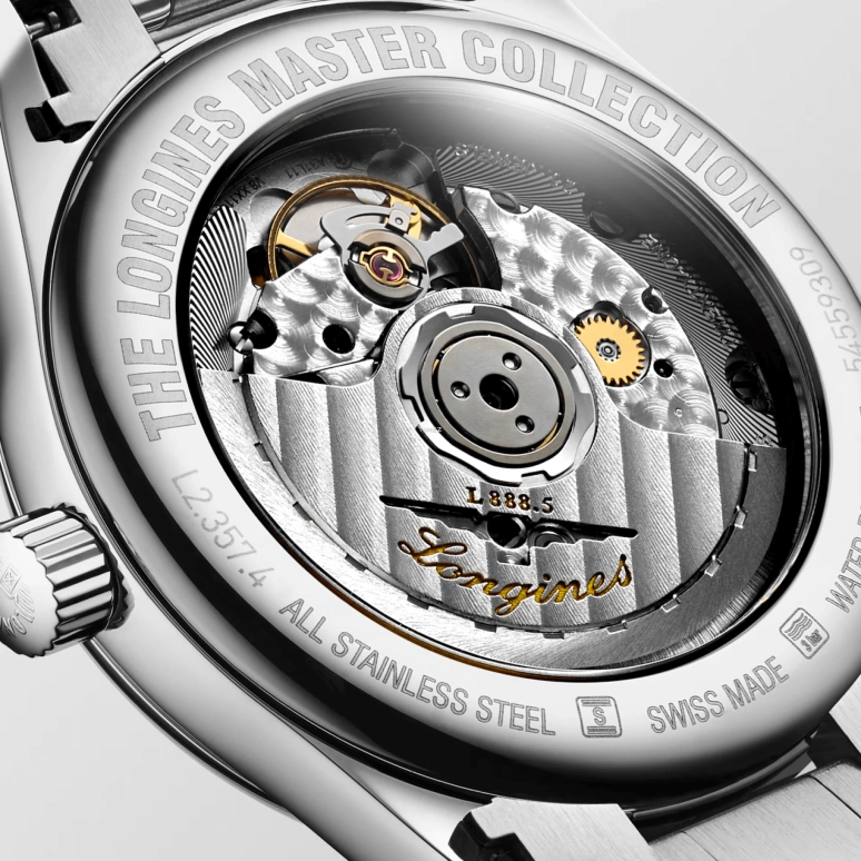 Longines,Master 34mm,34mm,Stainless Steel,Silver,Automatic,Anti-magnetic,64hours,L2,L2.357.4.73.6