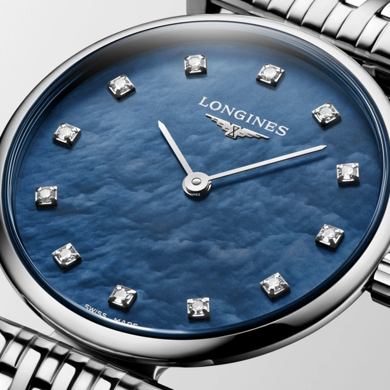 Longines,La Grande Classique 24mm,24mm,Stainless Steel,Blue,Quartz,26280hours,In-house Caliber,L4,L4.209.4.81.6
