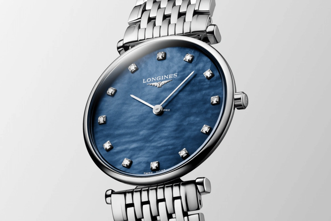 Longines,La Grande Classique 29mm,29mm,Stainless Steel,Blue,Quartz,In-house Caliber,Sapphire,Crystal Glass,L4,L4.512.4.81.6