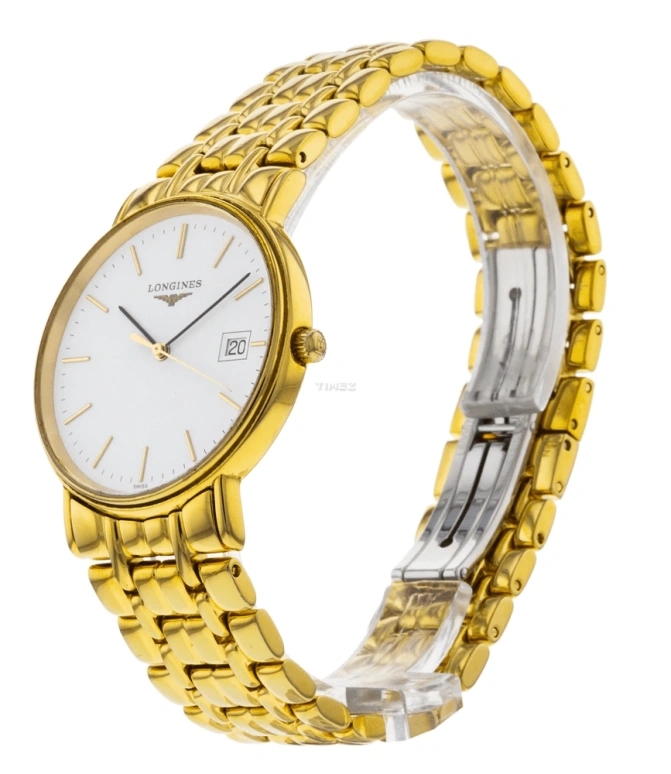 Longines,Presence 33mm,33mm,Stainless Steel,White,Quartz,Day,26280hours,L4,L4.720.2.12.8