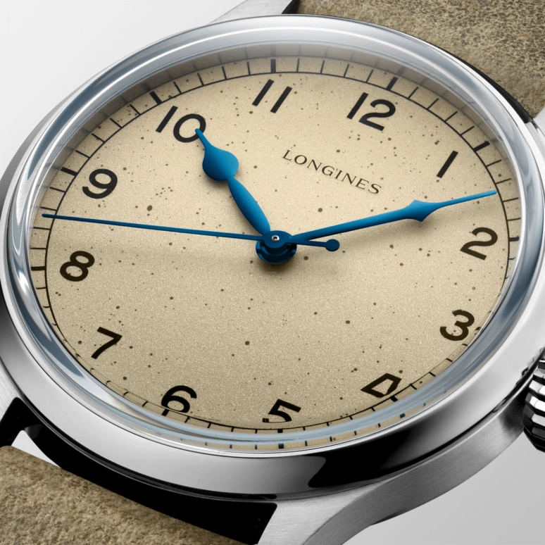Longines,Heritage Classic 38.50mm,38.50mm,Stainless Steel,Beige,Automatic,Date,65hours,L2,L2.819.4.93.2