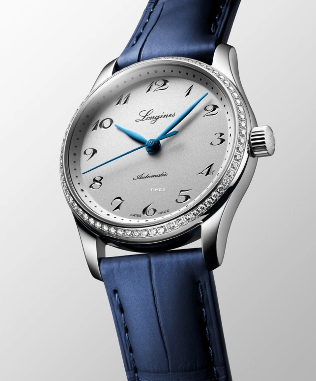 Longines,Master 34mm,34mm,Stainless Steel,Grey,Automatic,72hours,In-house Caliber,L2,L2.357.0.73.2