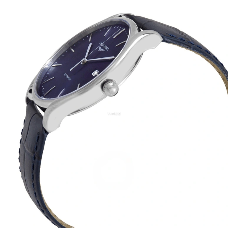 Longines,Lyre 38.50mm,38.50mm,Stainless Steel,Blue,Automatic,Day,65hours,L4,L4.960.4.92.2