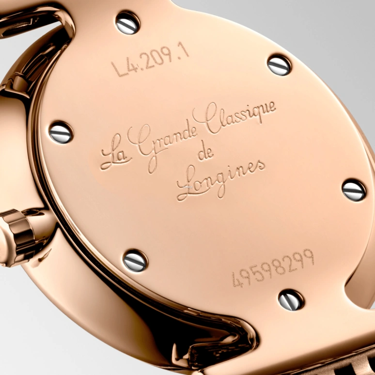 Longines,La Grande Classique 24mm,24mm,Stainless Steel,Rose Gold,Quartz,26280hours,In-house Caliber,L4,L4.209.1.90.8