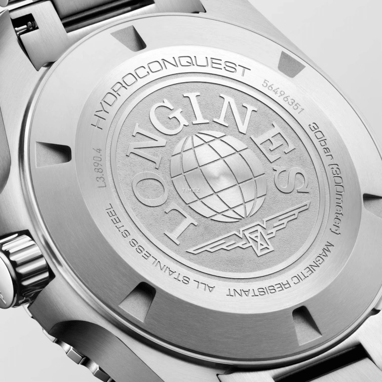 Longines,HydroConquest 43mm,43mm,Stainless Steel,Green,Automatic,Day,Dule Time,Anti-magnetic,L3,L3.890.4.06.6