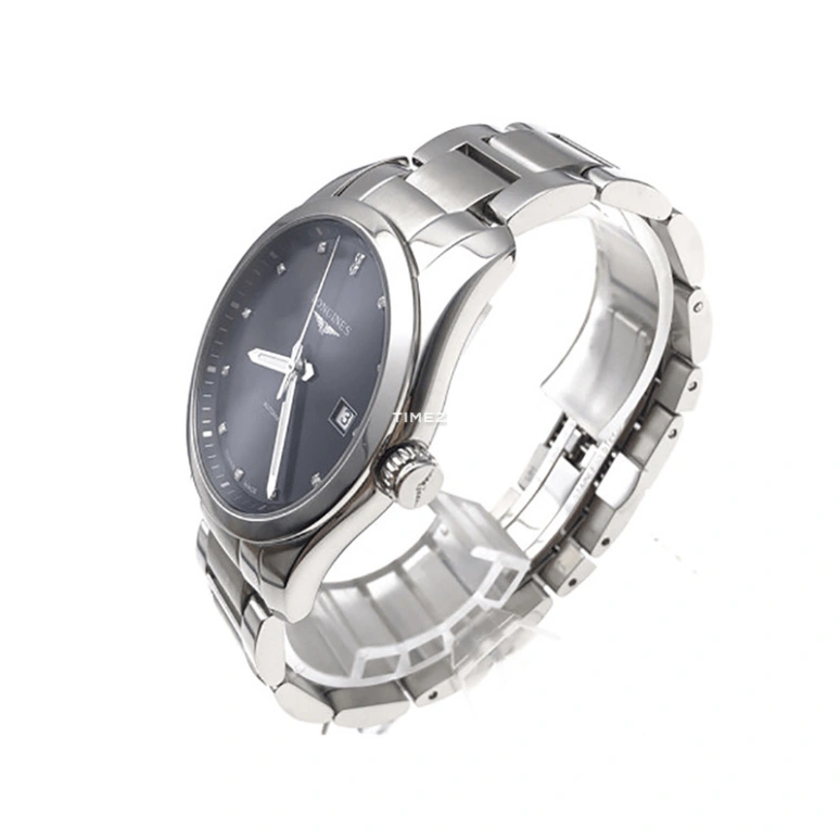 Longines,Conquest Classic 40mm,40mm,Stainless Steel,Black,Automatic,Day,42hours,L2,L2.785.4.58.6