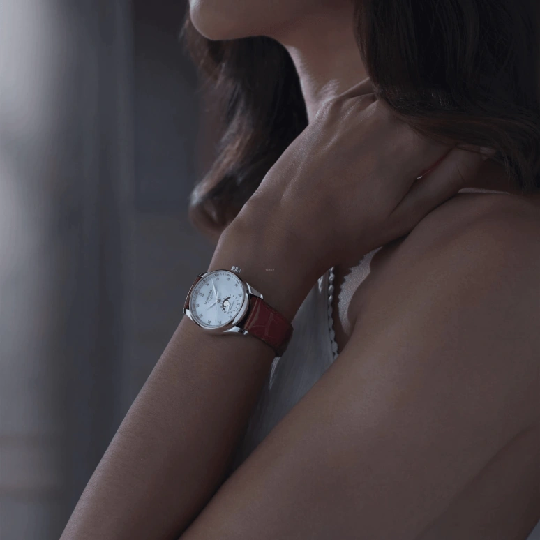 Longines,Master 34mm,34mm,Stainless Steel,White,Automatic,Moonphase,Date,L2,L2.409.4.87.2