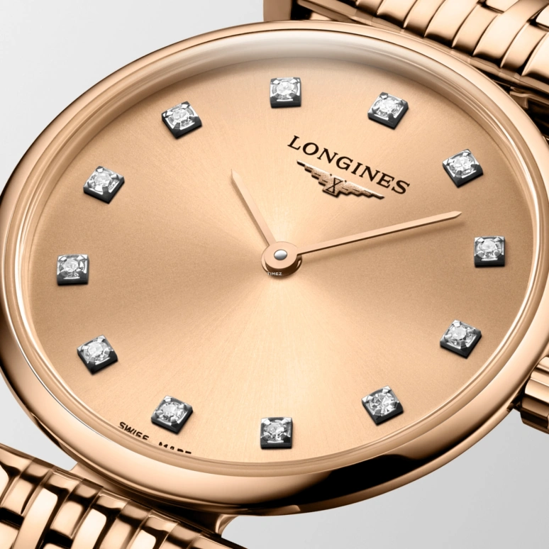 Longines,La Grande Classique 24mm,24mm,Stainless Steel,Rose Gold,Quartz,26280hours,In-house Caliber,L4,L4.209.1.90.8