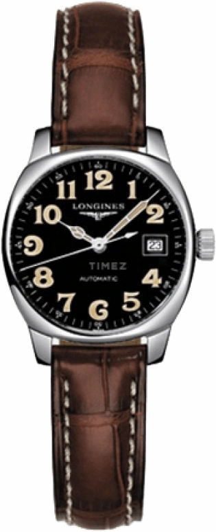 Longines,Heritage Classic 26.50mm,26.50mm,Stainless Steel,Black,Automatic,Date,40hours,L2,L2.196.4.53.2