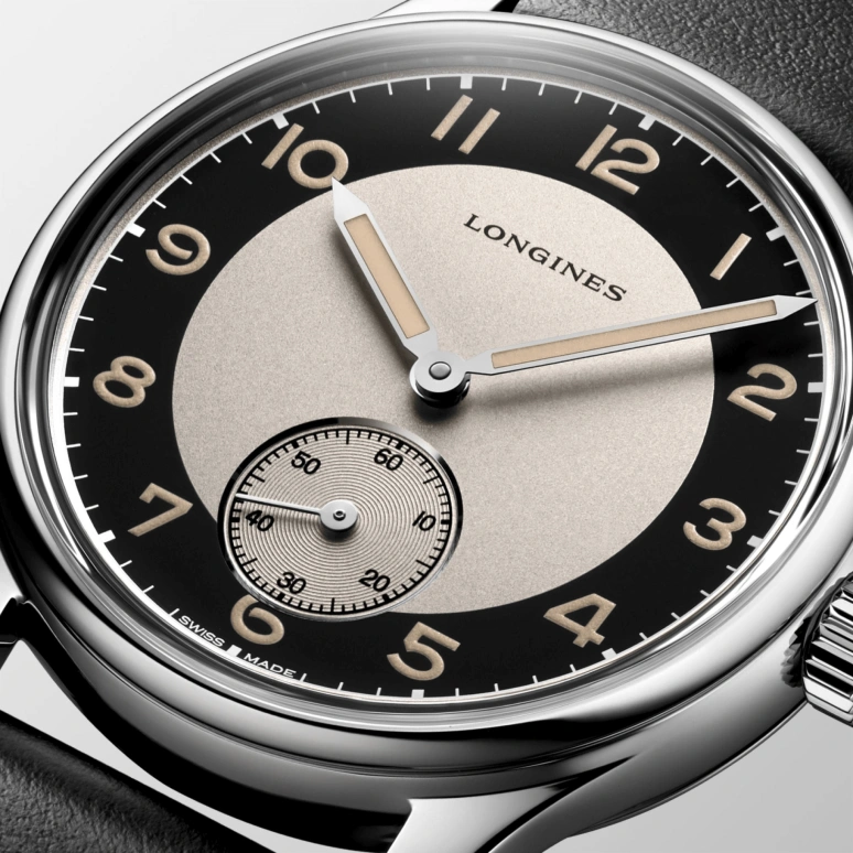 Longines,Heritage Classic 38.50mm,38.50mm,Stainless Steel,Black,Automatic,64hours,In-house Caliber,L2,L2.330.4.93.0