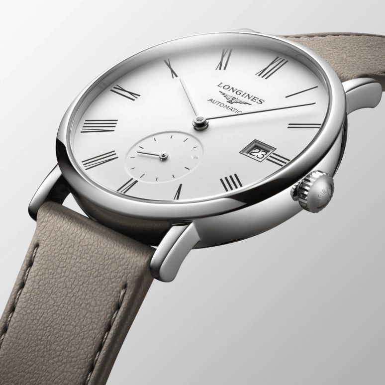 Longines,Elegant 39mm,39mm,Stainless Steel,White,Automatic,72hours,In-house Caliber,L4,L4.812.4.11.2