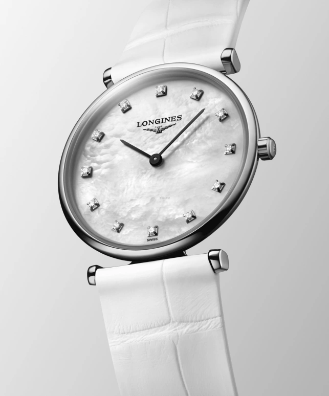 Longines,La Grande Classique 29mm,29mm,Stainless Steel,White,Quartz,In-house Caliber,Sapphire,Hardlex,L4,L4.512.4.87.B