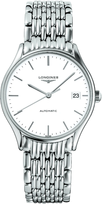 Longines,Lyre 35mm,35mm,Stainless Steel,White,Automatic,Chronograph,Date,L4,L4.860.4.12.6