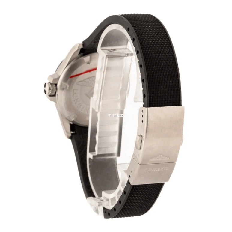 Longines,Conquest V.H.P. 36mm,36mm,Stainless Steel,Ceramic,Black,Quartz,Day,In-house Caliber,L3,L3.319.4.88.9