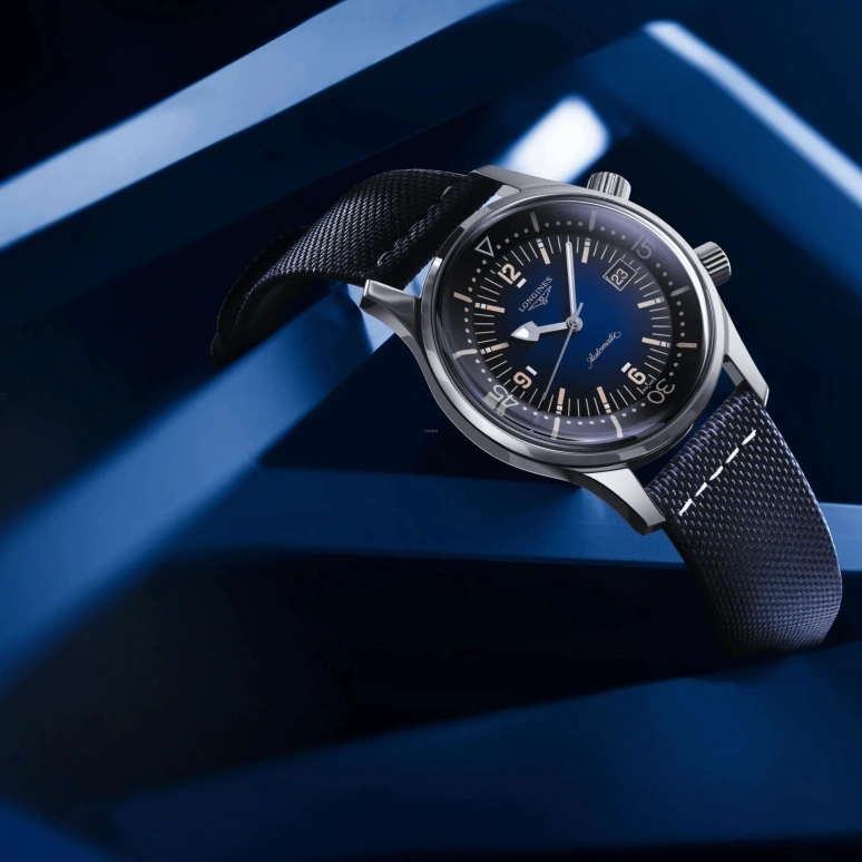 Longines,Heritage Classic 42mm,42mm,Stainless Steel,Blue,Automatic,Date,64hours,L3,L3.774.4.90.2