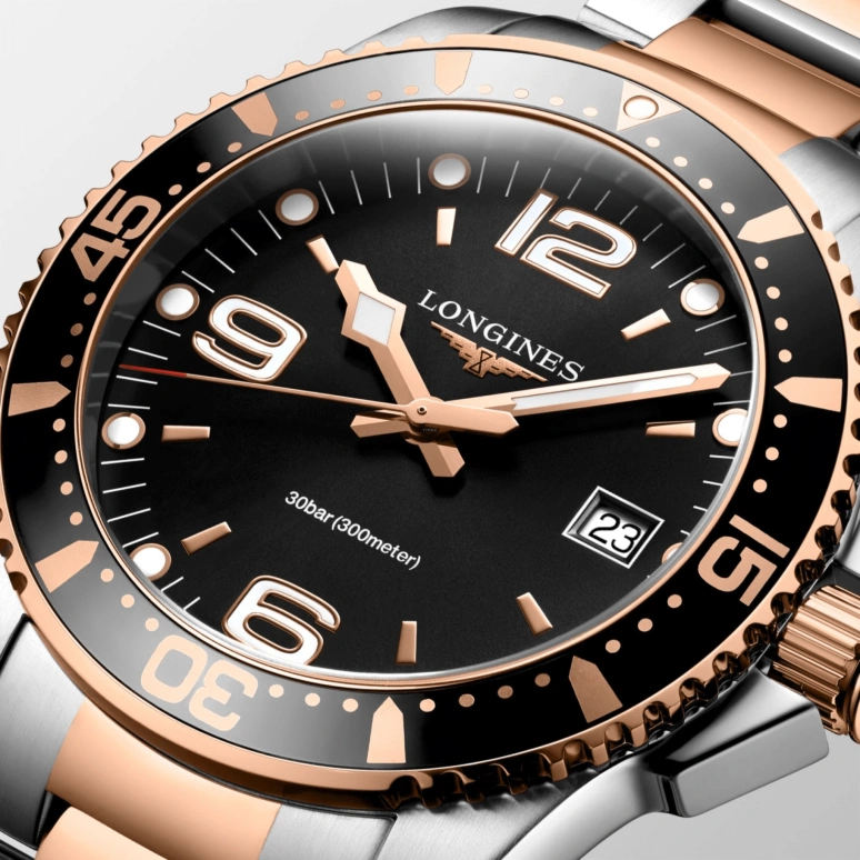 Longines,Sport 41mm,41mm,Stainless Steel,Black,Quartz,26280hours,In-house Caliber,L3,L3.740.3.58.7