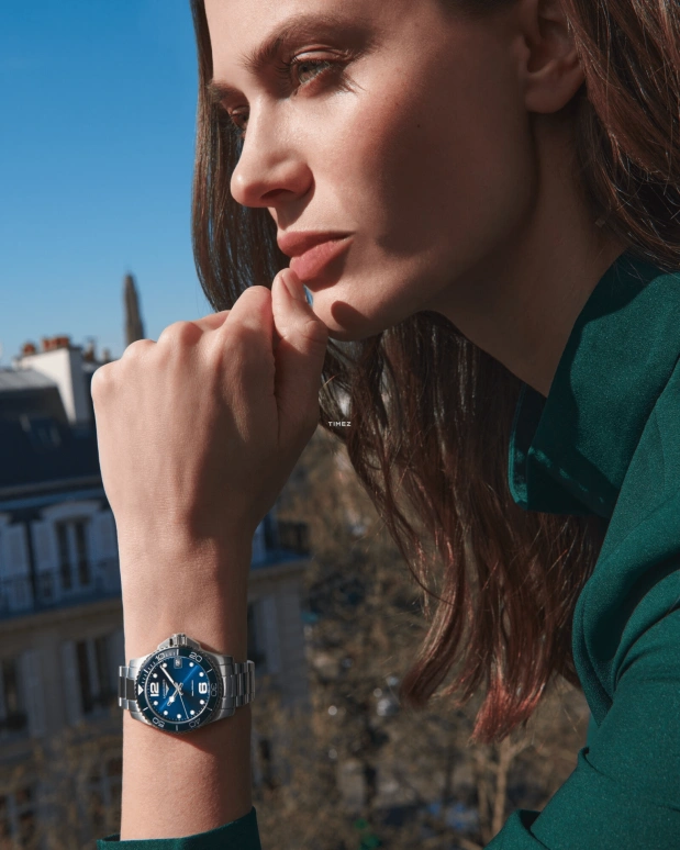 Longines,HydroConquest 32mm,32mm,Stainless Steel,Blue,Quartz,Day,26280hours,L3,L3.370.4.96.6