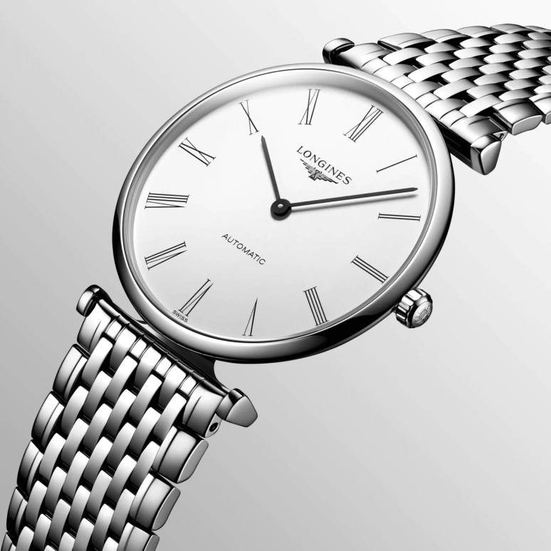 Longines,La Grande Classique 36mm,36mm,Stainless Steel,White,Automatic,40hours,In-house Caliber,L4,L4.908.4.11.6