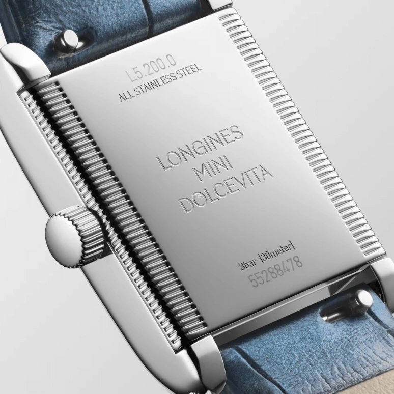 Longines,Mini DolceVita 21.50x29mm,21.50x29mm,Stainless Steel,Blue,Quartz,26280hours,In-house Caliber,L5,L5.200.0.95.2