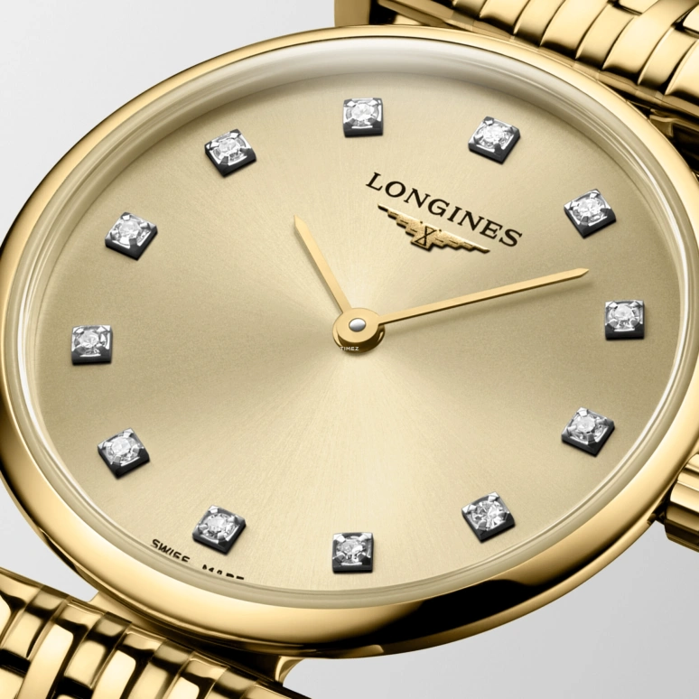 Longines,La Grande Classique 24mm,24mm,Stainless Steel,Yellow,Quartz,26280hours,In-house Caliber,L4,L4.209.2.37.8