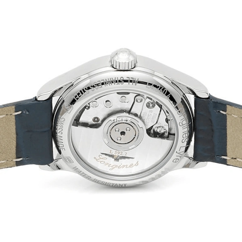 Longines,Lyre 25mm,25mm,Stainless Steel,Blue,Automatic,Day,40hours,L4,L4.360.4.92.2