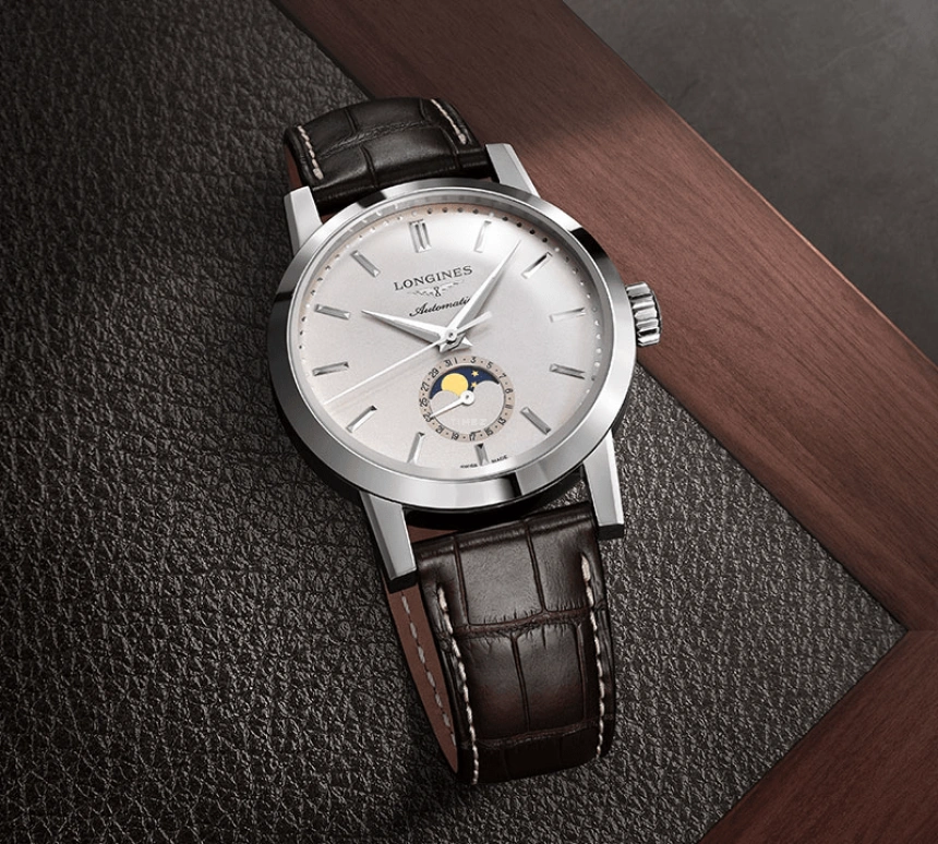 Longines,1832 40mm,40mm,Stainless Steel,Silver White,Automatic,Annual Calendar,Month,Day,L4,L4.827.4.92.2