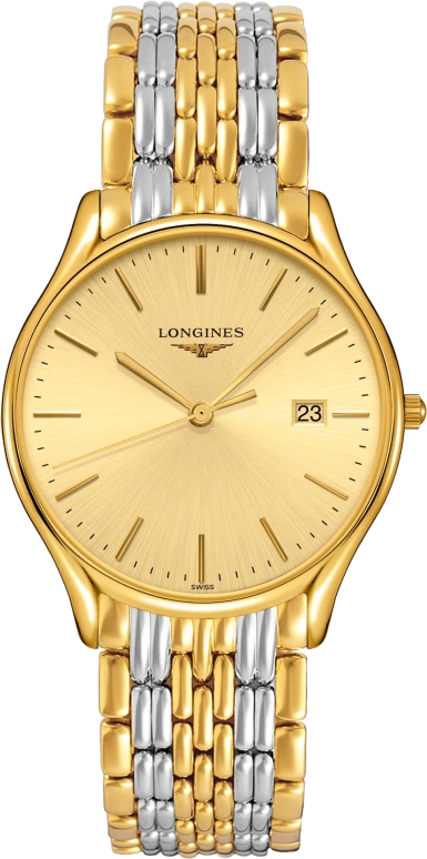 Longines,Lyre 38.50mm,38.50mm,Stainless Steel,Champagne,Quartz,Date,26280hours,L4,L4.859.2.32.7