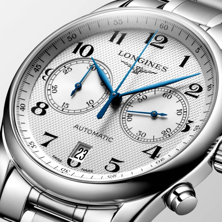 Longines,Master 40mm,40mm,Stainless Steel,Silver,Automatic,Chronograph,Date,L2,L2.629.4.78.6
