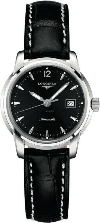 Longines,Saint Imier 30mm,30mm,Stainless Steel,Black,Automatic,Date,40hours,L2,L2.563.4.52.3
