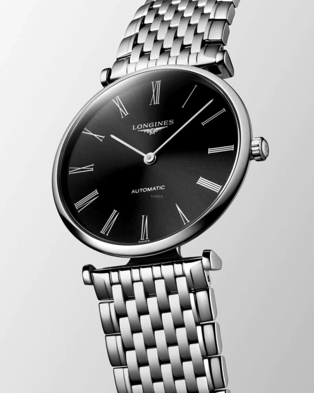 Longines,La Grande Classique 36mm,36mm,Stainless Steel,Black,Automatic,40hours,In-house Caliber,L4,L4.908.4.51.6