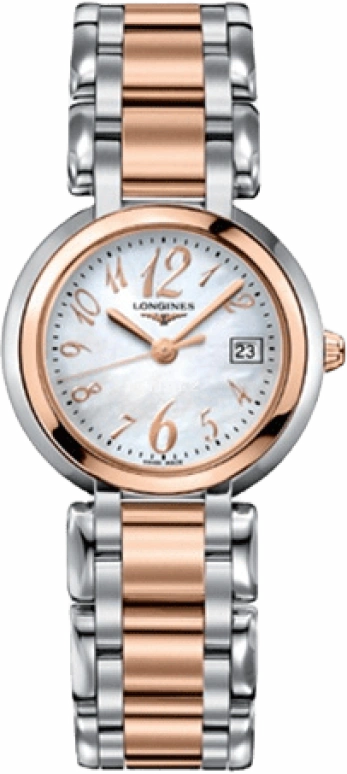 Longines,PrimaLuna 30mm,30mm,Stainless Steel,Silver,Quartz,Date,26280hours,L8,L8.112.5.83.6