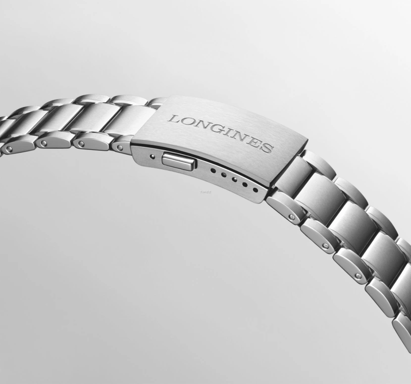 Longines,Spirit 39mm,39mm,Stainless Steel,Black,Automatic,Day,Dule Time,L3,L3.802.5.53.6