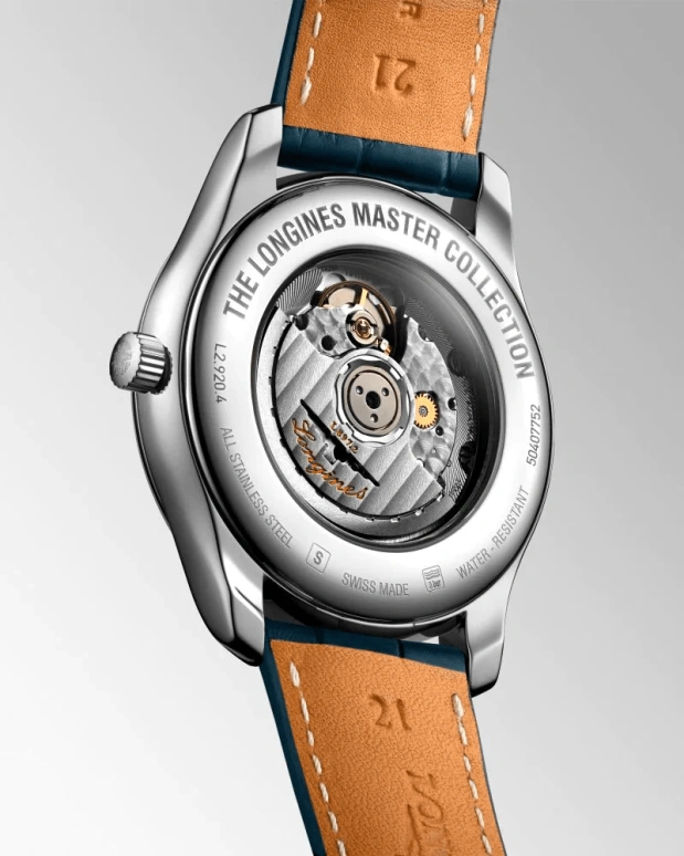 Longines,Heritage Classic 42mm,42mm,Stainless Steel,Blue,Automatic,Annual Calendar,Month,Day,L2,L2.920.4.92.0