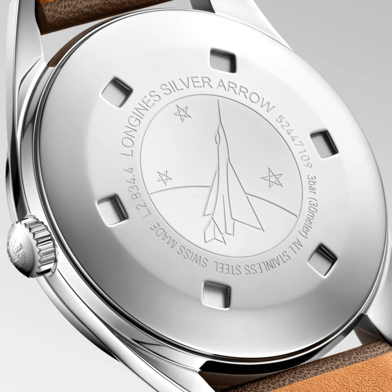 Longines,Heritage Classic 38.50mm,38.50mm,Stainless Steel,Silver,Automatic,64hours,In-house Caliber,L2,L2.834.4.72.2