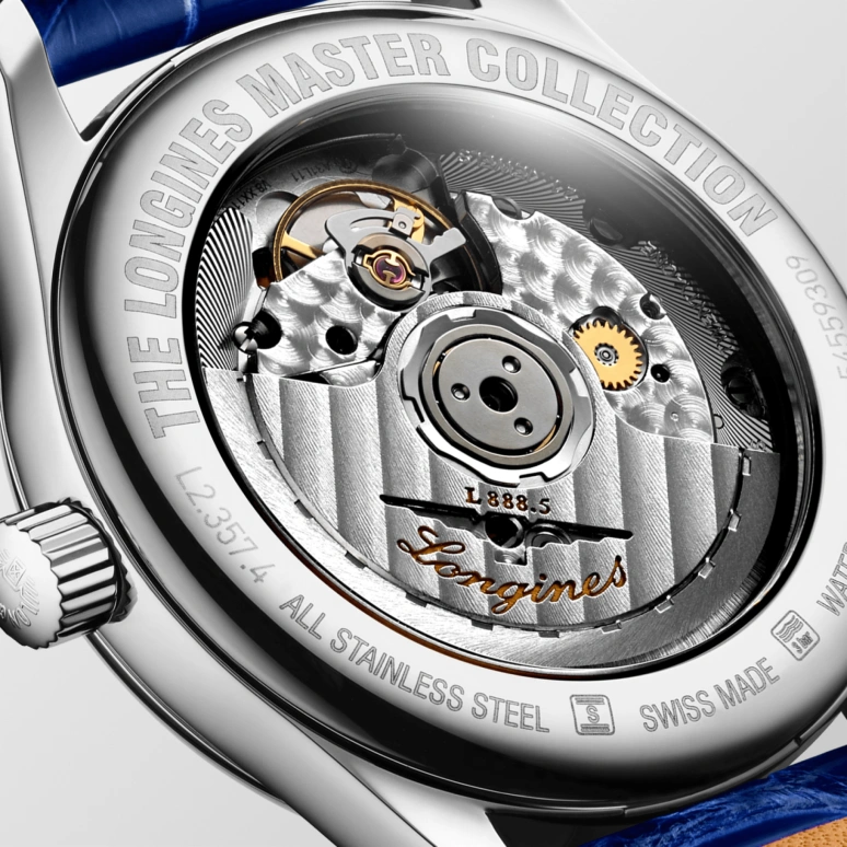 Longines,Heritage Classic 34mm,34mm,Stainless Steel,White,Automatic,72hours,In-house Caliber,L2,L2.357.4.87.0
