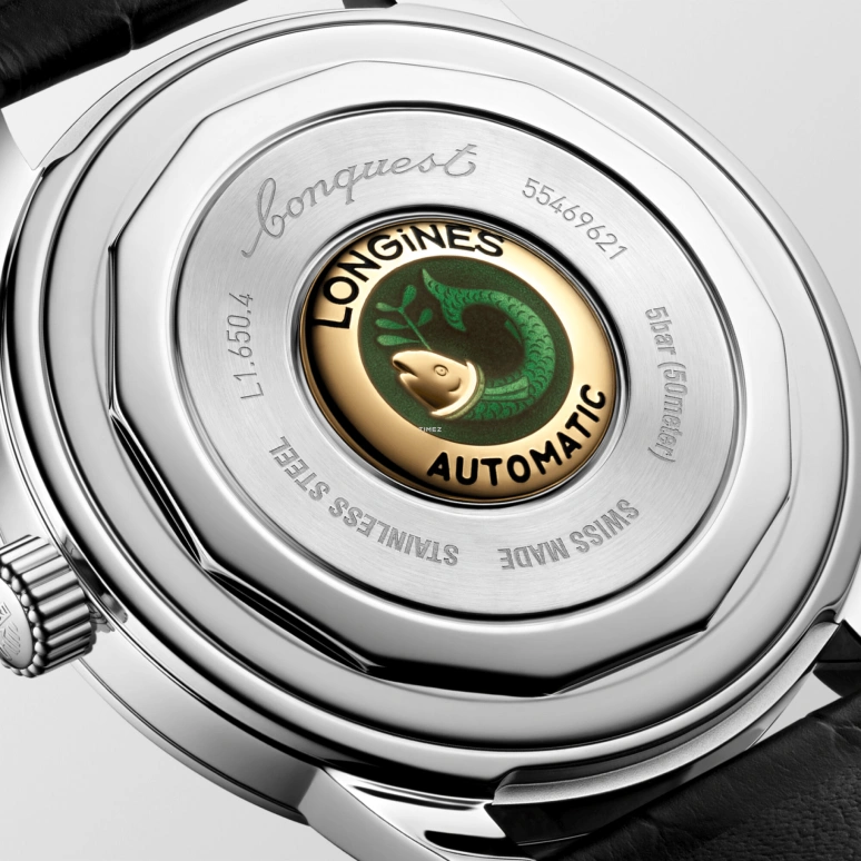 Longines,Conquest Heritage 40mm,40mm,Stainless Steel,Green,Automatic,Anti-magnetic,72hours,L1,L1.650.4.02.2