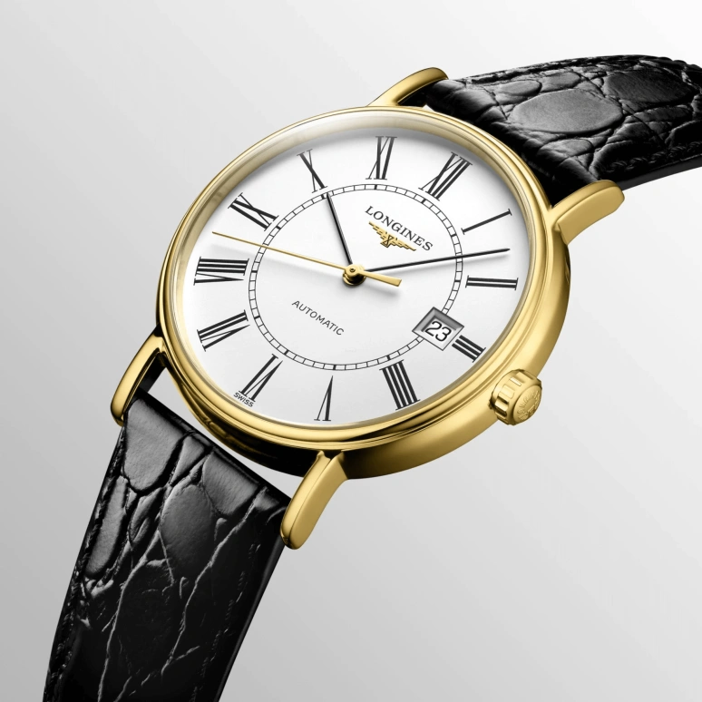 Longines,Presence 38.50mm,38.50mm,Stainless Steel,White,Automatic,Date,65hours,L4,L4.921.2.11.2