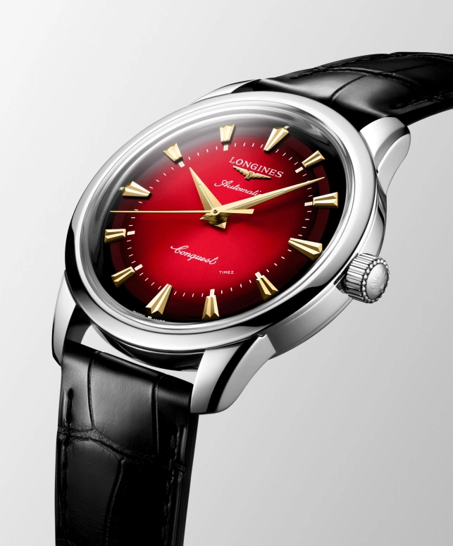 Longines,Heritage Classic 40mm,40mm,Stainless Steel,Black,Red,Automatic,72hours,In-house Caliber,snake,L1,L1.651.4.09.2